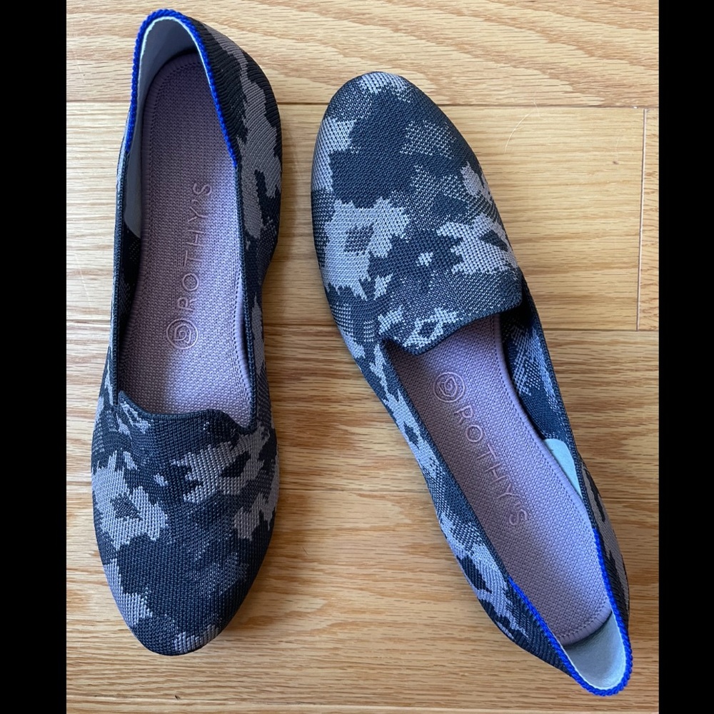BRAND NEW Rothy’s The Loafer - Discontinued Color! Grey Botanicamo